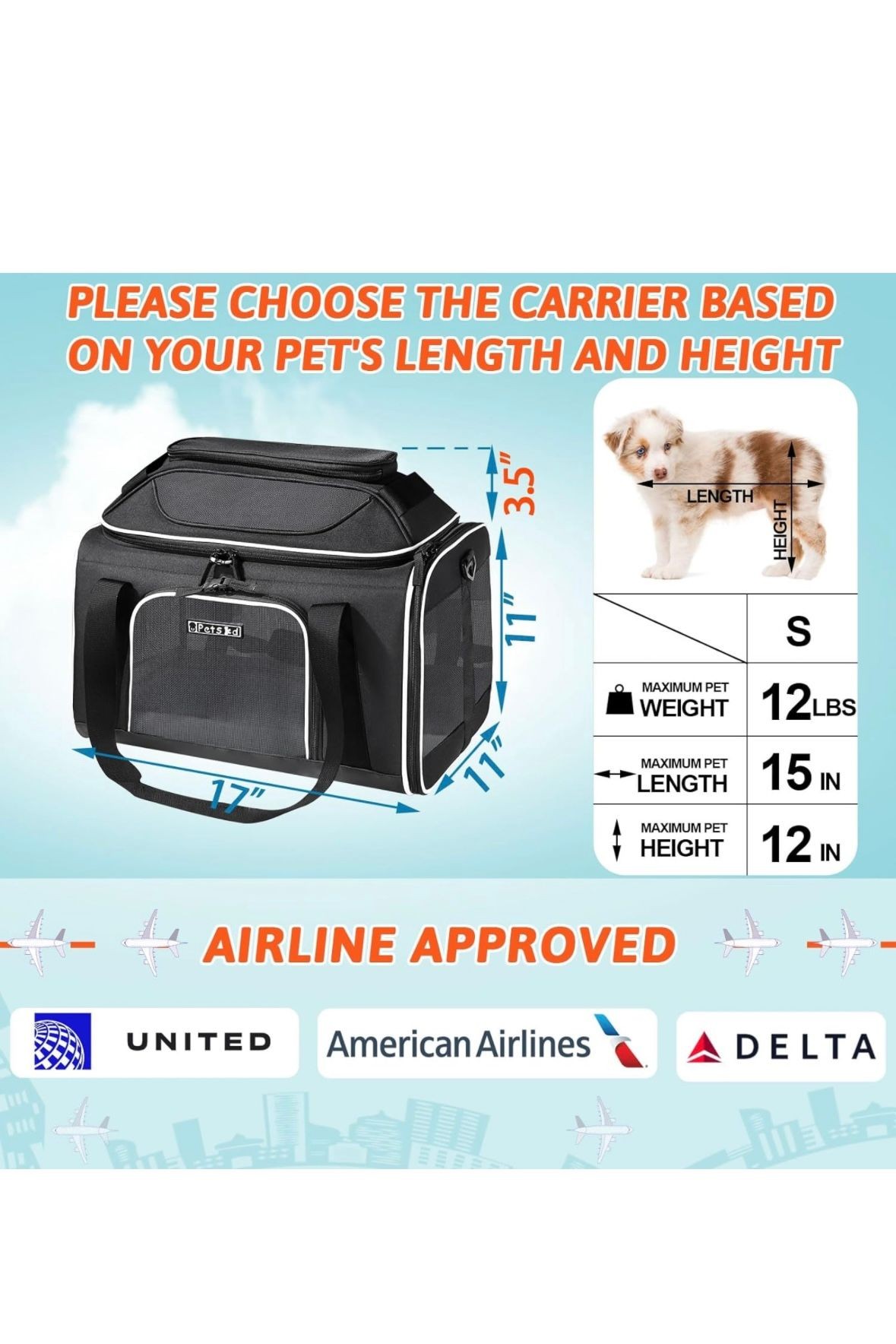 Airline Approved Pet Carrier